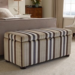 Brechfa Plain Lid Storage Ottoman 119 x 53cm (47 x 21") Customers Own Material - 1.5ins Bun Feet Mahogany Brechfa Plain Lid Storage Ottoman 119 x 53cm (47 x 21") Customers Own Material - 1.5ins Bun Feet Mahogany