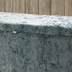 Lamorran Plain Lid Scroll Arm Storage Ottoman 144 x 56cm (56.5 x 22") Shimmer Velvet Mist Lamorran Plain Lid Scroll Arm Storage Ottoman 144 x 56cm (56.5 x 22") Shimmer Velvet Mist