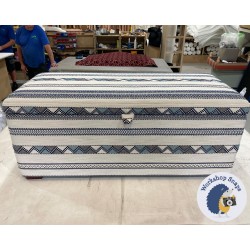 Brechfa Plain Lid Storage Ottoman 119 x 53cm (47 x 21") Christopher Farr Cloth Kit Kemp Woven Ribbon - Dark Square Feet 223193 Brechfa Plain Lid Storage Ottoman 119 x 53cm (47 x 21") Christopher Farr Cloth Kit Kemp Woven Ribbon - Dark Square Feet 223193