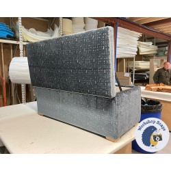 Brechfa Plain Lid Storage Ottoman 119 x 53cm (47 x 21") COM Romo Riom Ink - Contrast Piped in Casamence Brooks - 1ins Light Square Foot 236247 Brechfa Plain Lid Storage Ottoman 119 x 53cm (47 x 21") COM Romo Riom Ink - Contrast Piped in Casamence Brooks - 1ins Light Square Foot 236247