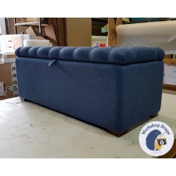 Dean Deep Buttoned Lid Storage Ottoman 119 x 53cm (47 x 21") Customers Own Material - 1ins Dark Square Feet 2183481