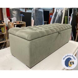 Dean Deep Buttoned Lid Storage Ottoman 152 x 53cm (60 x 21") COM Chase Erwin Ultrasuede - 1ins Dark Square 232333 Dean Deep Buttoned Lid Storage Ottoman 152 x 53cm (60 x 21") COM Chase Erwin Ultrasuede - 1ins Dark Square 232333