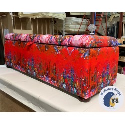 Dean Deep Buttoned Lid Storage Ottoman 152 x 53cm (60 x 21") COM Timorous Beasties Thunderbloth - 1.5ins Dark Bun Foot 236577 Dean Deep Buttoned Lid Storage Ottoman 152 x 53cm (60 x 21") COM Timorous Beasties Thunderbloth - 1.5ins Dark Bun Foot 236577