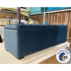 Dean Deep Buttoned Lid Storage Ottoman 152 x 53cm (60 x 21") JBrown Amalfi Sapphire - 1ins Dark Square Foot 236262 Dean Deep Buttoned Lid Storage Ottoman 152 x 53cm (60 x 21") JBrown Amalfi Sapphire - 1ins Dark Square Foot 236262