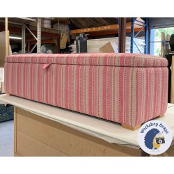 Brechfa Plain Lid Storage Ottoman 183 x 53cm (72 x 21") COM Christopher Farr Go with the Flow - 1ins Light Square Foot 238994