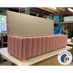 Brechfa Plain Lid Storage Ottoman 183 x 53cm (72 x 21") COM Christopher Farr Go with the Flow - 1ins Light Square Foot 238994