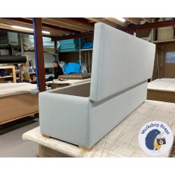 Brechfa Plain Lid Storage Ottoman 183 x 53cm (72 x 21") House Cotton Mineral - 1ins Light Square 237167