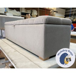 Dean Deep Buttoned Lid Storage Ottoman 183 x 53cm (72 x 21") House Chenille Mist - 1ins Square Natural Foot 5242 Dean Deep Buttoned Lid Storage Ottoman 183 x 53cm (72 x 21") House Chenille Mist - 1ins Square Natural Foot 5242