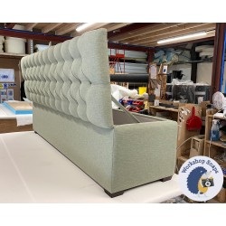 Dean Deep Buttoned Lid Storage Ottoman 183 x 53cm (72 x 21") House Cotton Forest - 1ins Dark Square Foot Dean Deep Buttoned Lid Storage Ottoman 183 x 53cm (72 x 21") House Cotton Forest - 1ins Dark Square Foot