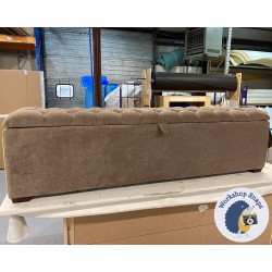 Dean Deep Buttoned Lid Storage Ottoman 183 x 53cm (72 x 21") House Velvet Mink - 1ins Dark Square Foot 236073 Dean Deep Buttoned Lid Storage Ottoman 183 x 53cm (72 x 21") House Velvet Mink - 1ins Dark Square Foot 236073