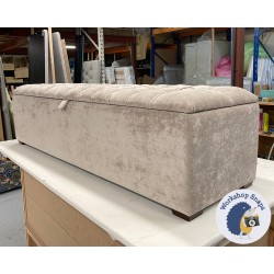 Dean Deep Buttoned Lid Storage Ottoman 183 x 53cm (72 x 21") House Velvet Mushroom - 1ins Dark Square Foot 239118 Dean Deep Buttoned Lid Storage Ottoman 183 x 53cm (72 x 21") House Velvet Mushroom - 1ins Dark Square Foot 239118