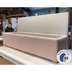 Dean Deep Buttoned Lid Storage Ottoman 183 x 53cm (72 x 21") House Weave Blush - 1ins Light Square Foot 239600 Dean Deep Buttoned Lid Storage Ottoman 183 x 53cm (72 x 21") House Weave Blush - 1ins Light Square Foot 239600