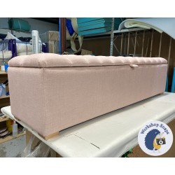 Dean Deep Buttoned Lid Storage Ottoman 183 x 53cm (72 x 21") House Weave Blush - 1ins Light Square Foot 239600 Dean Deep Buttoned Lid Storage Ottoman 183 x 53cm (72 x 21") House Weave Blush - 1ins Light Square Foot 239600