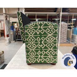 Caldey Plain Lid Curved Arm Storage Ottoman 144 x 56cm (56.5 x 22") COM Haines Collection - Contrast Piped COM - Dark Bun Feet 226056