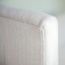 Brampton Plain Top Straight Arm Bench Stool with Border 115 x 48cm (44 x 19") Soft Weave Stone