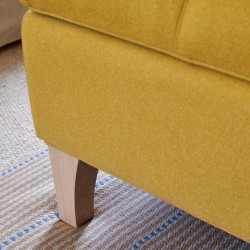 6ins Concave Oiled Oak Legs