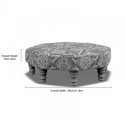 Warmley Octagonal Ottoman 80cm (31.5")